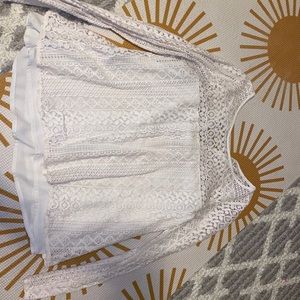 hollister lace blouse